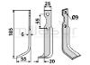 CUCHILLA MOTOAZADA 185x6x25 DERCH - B.C.S. - foto 2