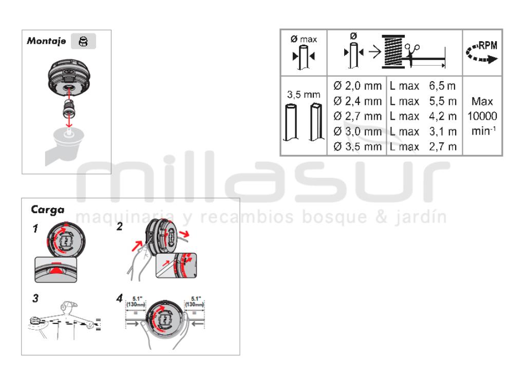 CABEZAL TAP-N-GO CARGA RÁPIDA BOTÓN PLANO - UNIVERSAL - foto 5