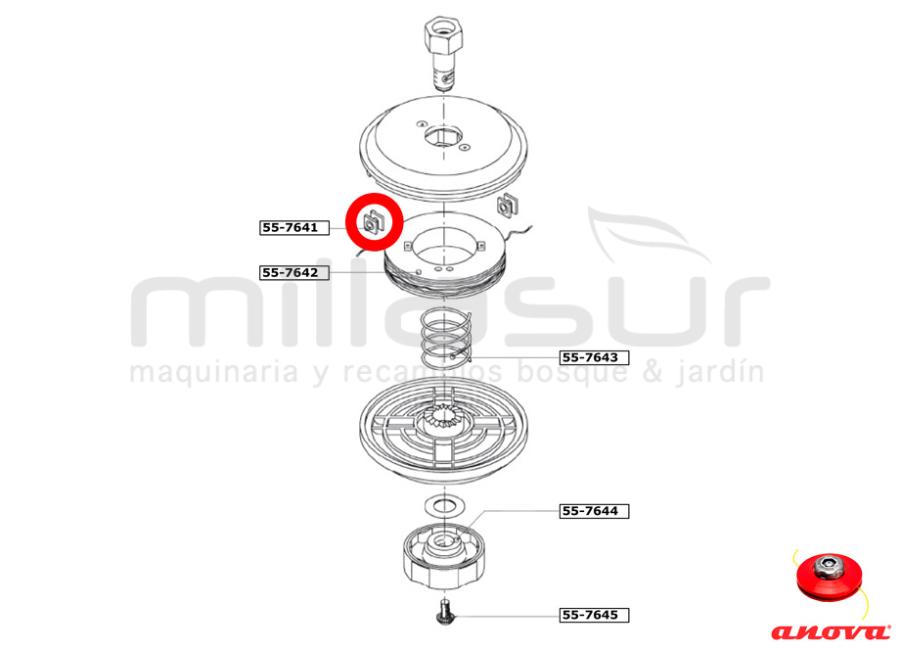 OJAL CABEZAL PT130 ( 55-764)