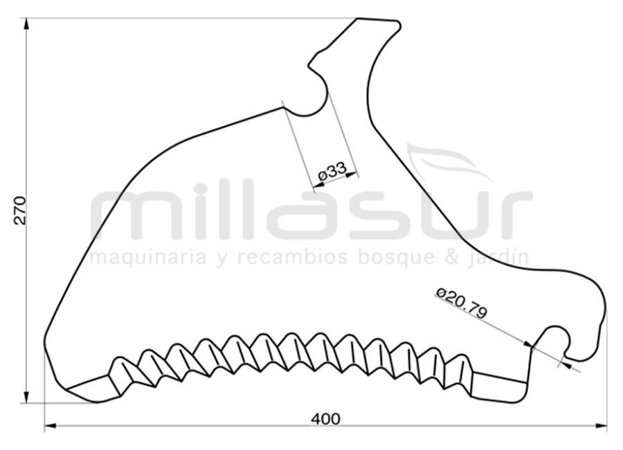 CUCHILLA AUTOCARGADOR POTTINGER